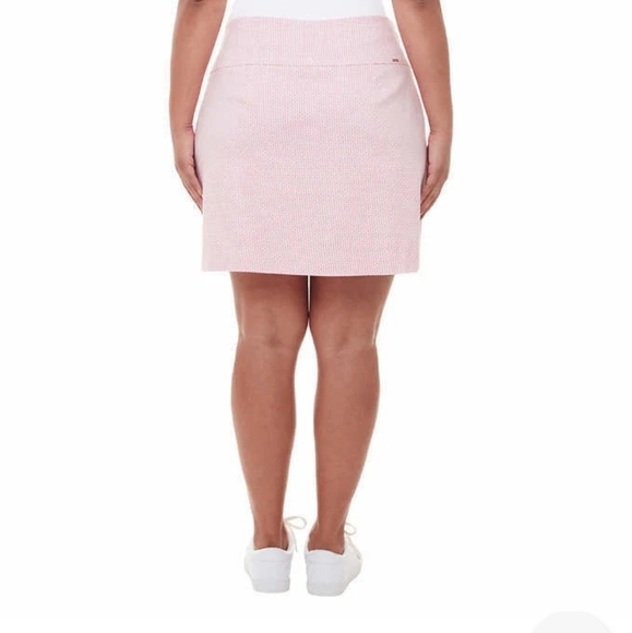 S.C. & C0. Tummy Control Skort Small Coral Print Pockets New With Tags - Picture 3 of 13